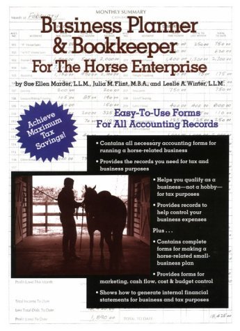 Business Planner & Bookkeeper for the Horse Enterprise