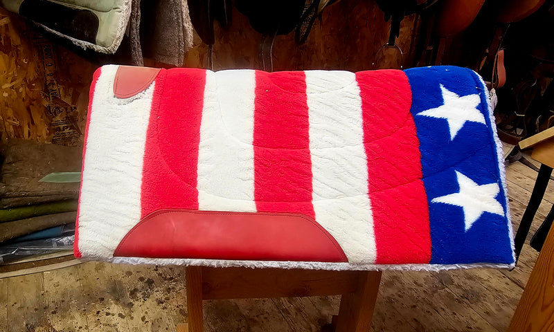 USA Flag Saddle Pads