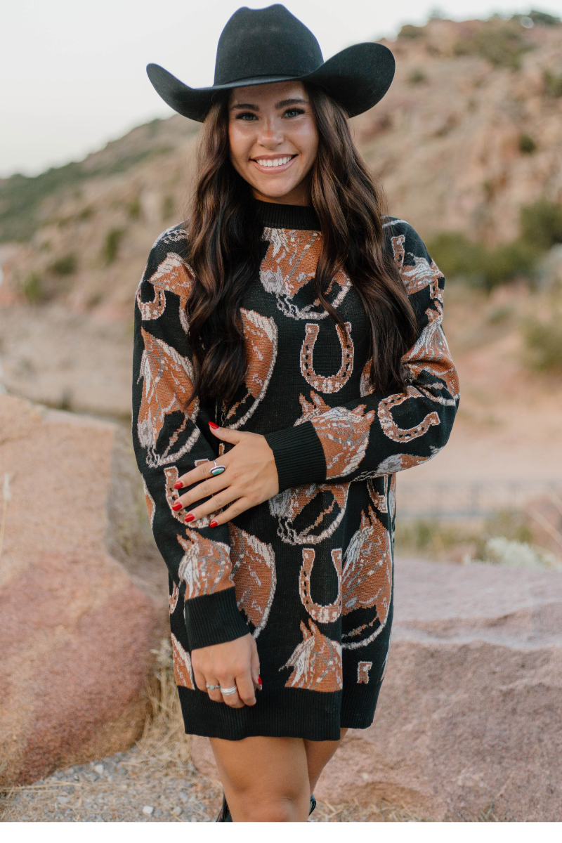 boho sweater dress Sterling Kreek Ruidoso Sweater Dress XSmall