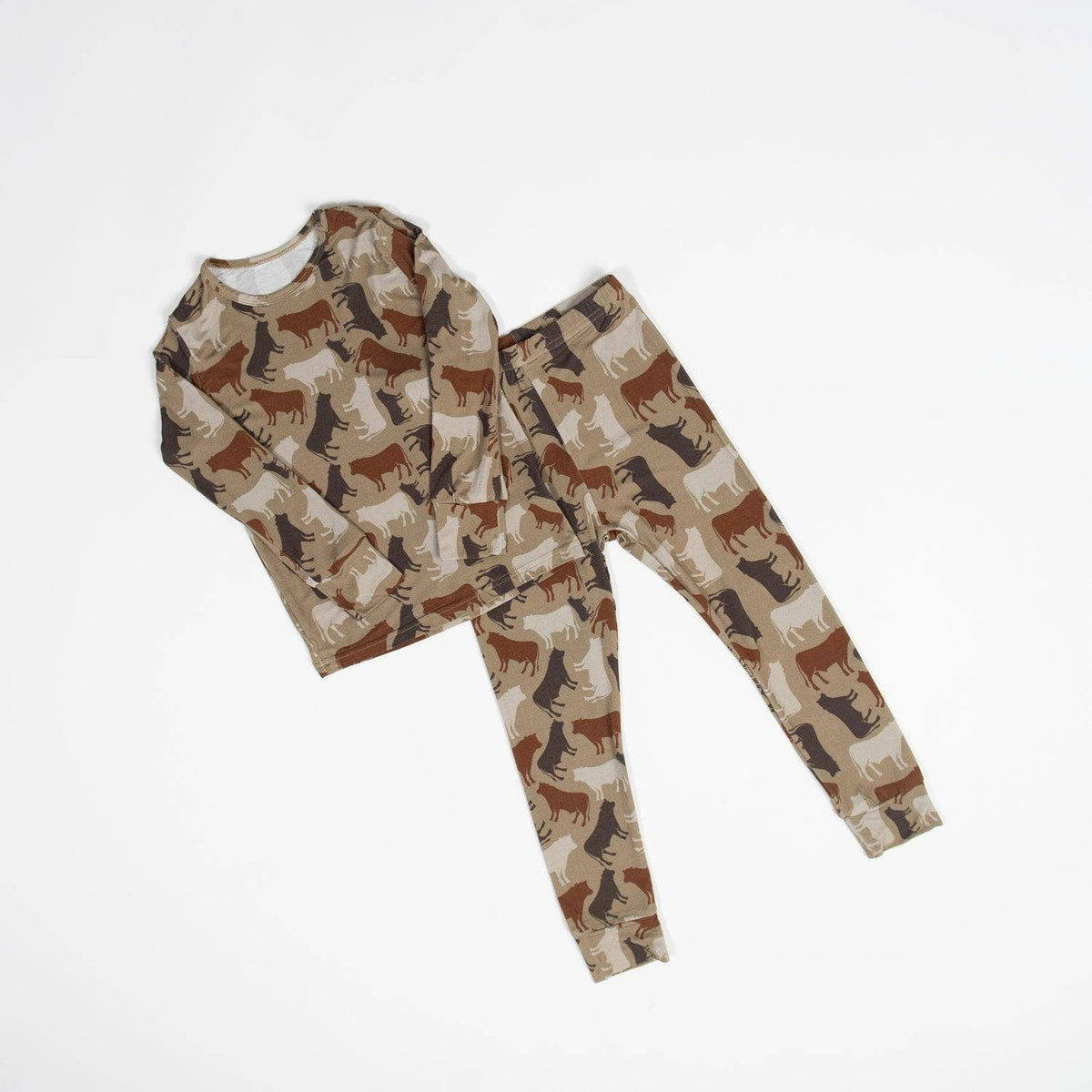 American Farm Company - Cow Camo™ Toddler/Youth Bamboo Pajama Set