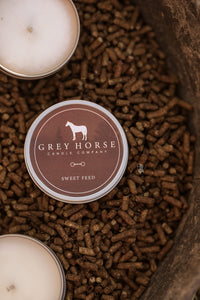 Grey Horse Soy Candle Tins