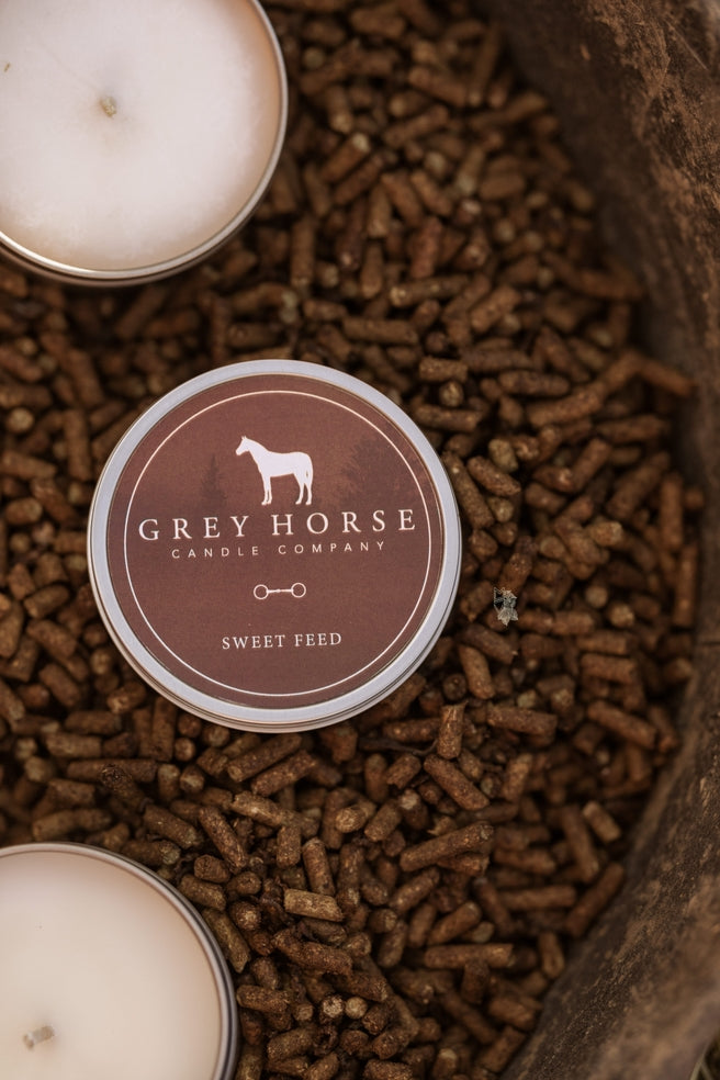 Grey Horse Soy Candle Tins