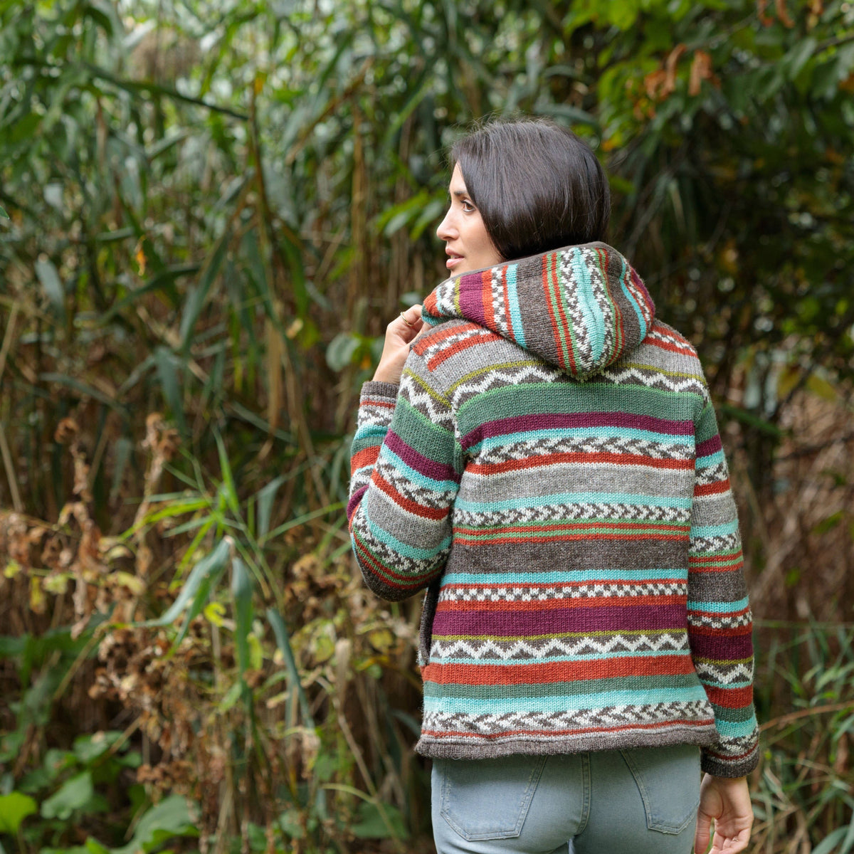 Lost Horizons Knitwear -Journey Knit Wool Sweater with Fair Isle Pattern