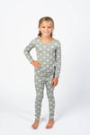 American Farm Company - Sage Chickens Toddler/Youth Bamboo Pajama Set