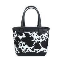 American Farm Company - Cow Print Rubber Beach Tote Bag - Large