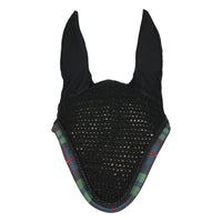 Dapplebay Holiday Plaid Pony Fly Veil - GREEN