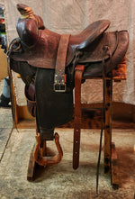 Western Saddle (stamped THA)