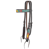 Circle Y Rising Sunflower Headstall