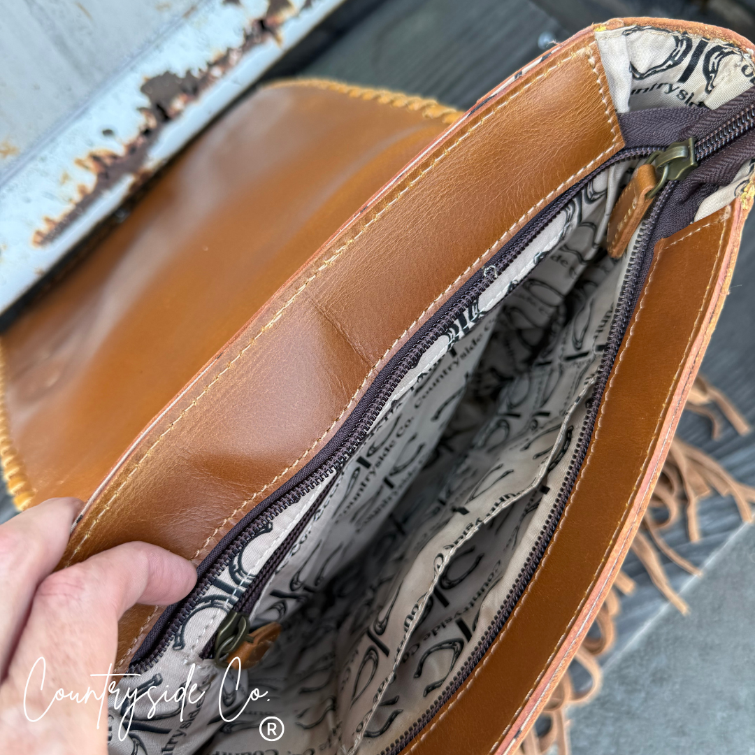 Countryside Co. - Bessie Cowhide Western Purse