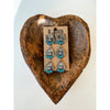 Boho Ranch West Cowboy Hat Drop Earrings