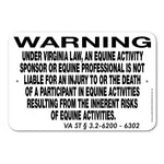 Equine Liability Signs U - W