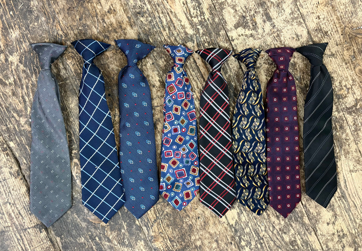 Kids Tie - 11" clip on
