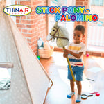 Thin Air Brands - Stick Pony - Brown Palomino with sounds Hobby Horse