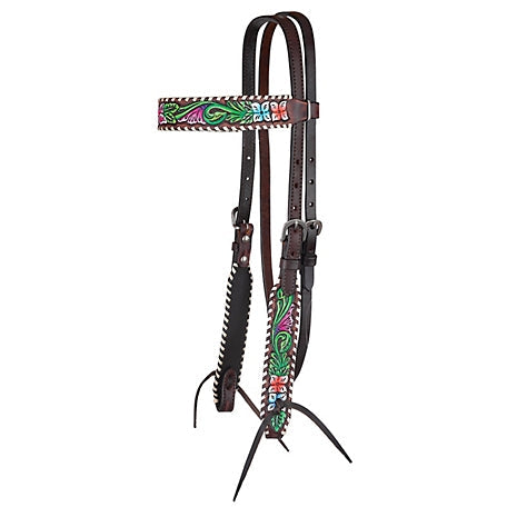 Circle Y Vibrant Garden Headstall