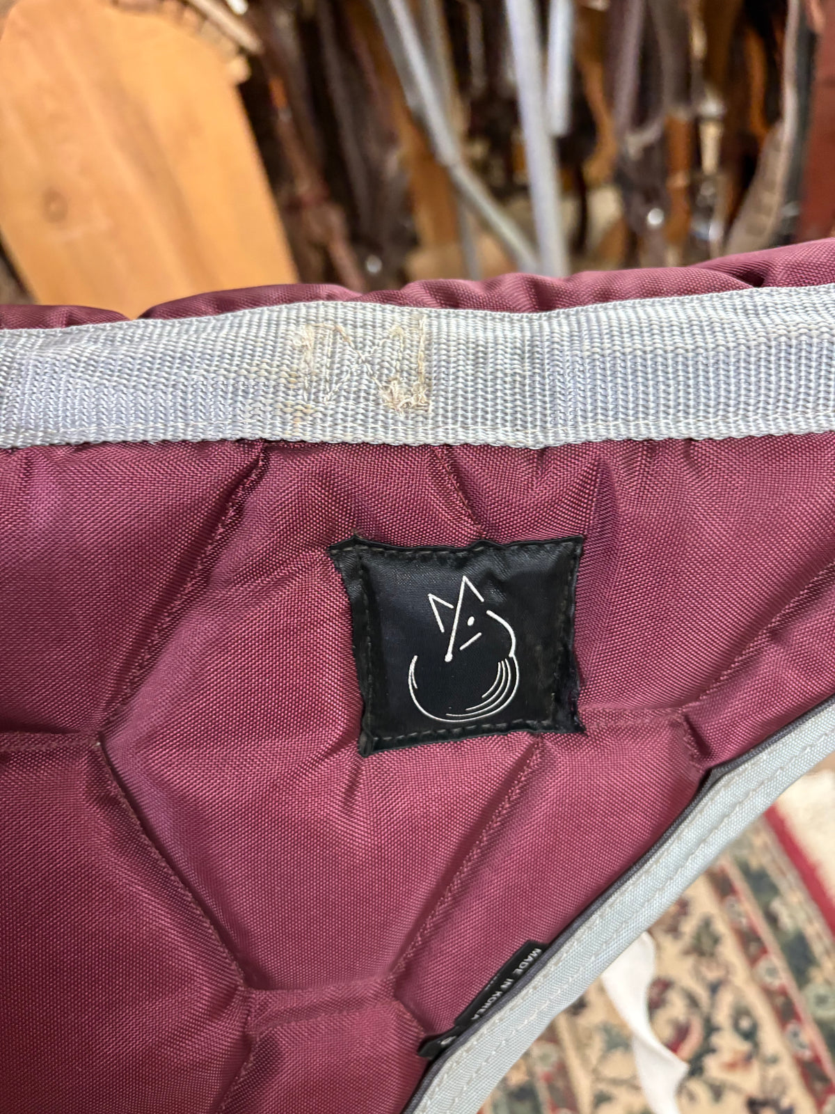 Horse Blanket Hood - Maroon