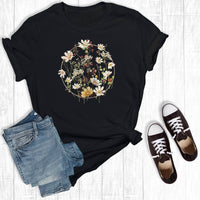Rebel Rose - Retro Spring Flowers Graphic Tee