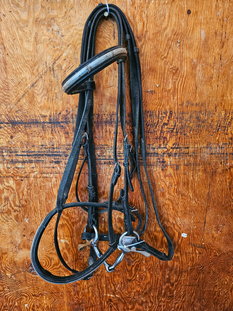 Camelot Dressage Bridle w/ 1/2 Cheek Bit