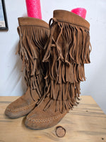 Tall Mudd 55 Boot w/fringe