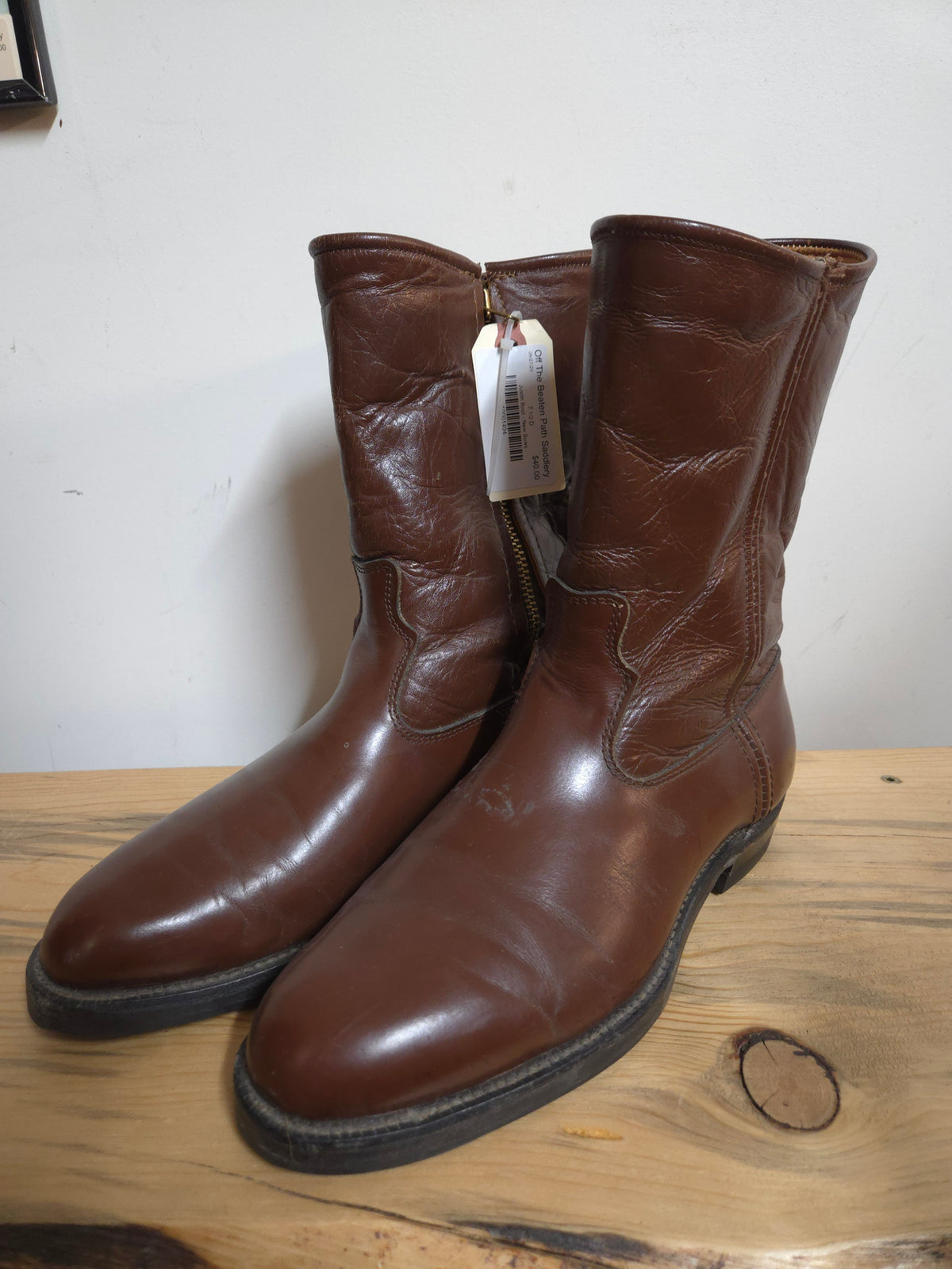 Justin Boot - New Soles - Size 7.5 D