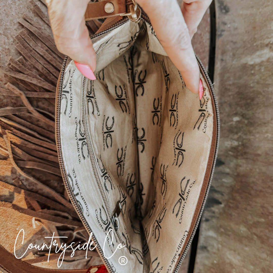 Countryside Co. - Fort Worth Cowhide Crossbody Purse