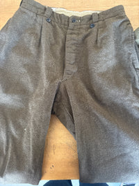 Men's Green Wool Trousers
