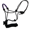 Two Tone Nose Rope Halter w/ 8' Lead
