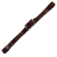 Leather Flat Curb Strap