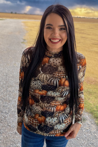 Sterling Kreek - Fall Charm Mesh Top