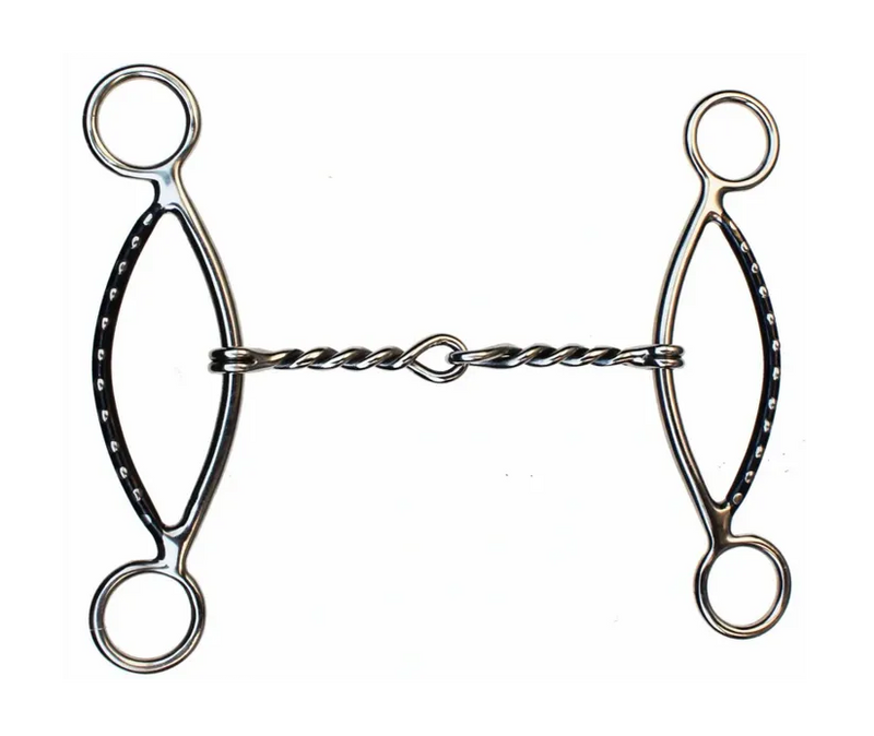 Twisted Wire Gag Comfort Snaffle SS Bit #28032