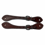 Spur Leather Straps with Twisted Wire Design