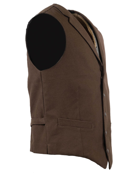 Mens Canvas Jesse Vest