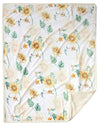 Linen Mart - Sunflower Plush Throw