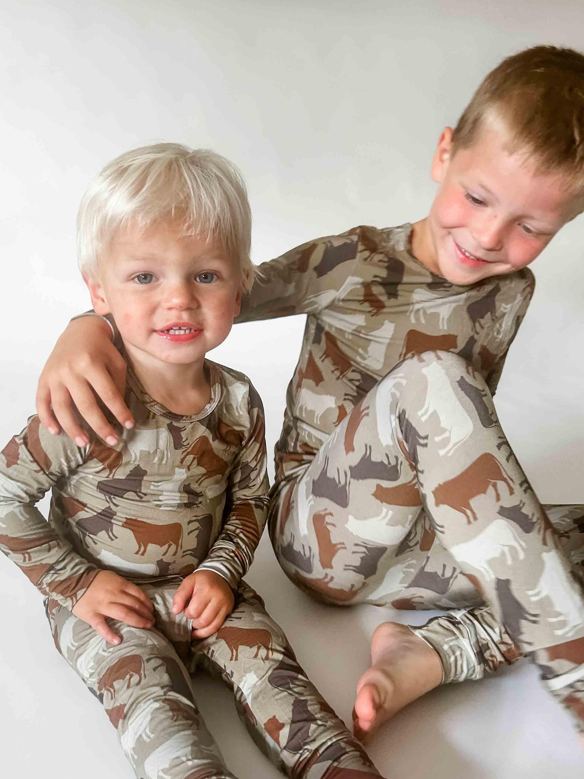 American Farm Company - Cow Camo™ Toddler/Youth Bamboo Pajama Set