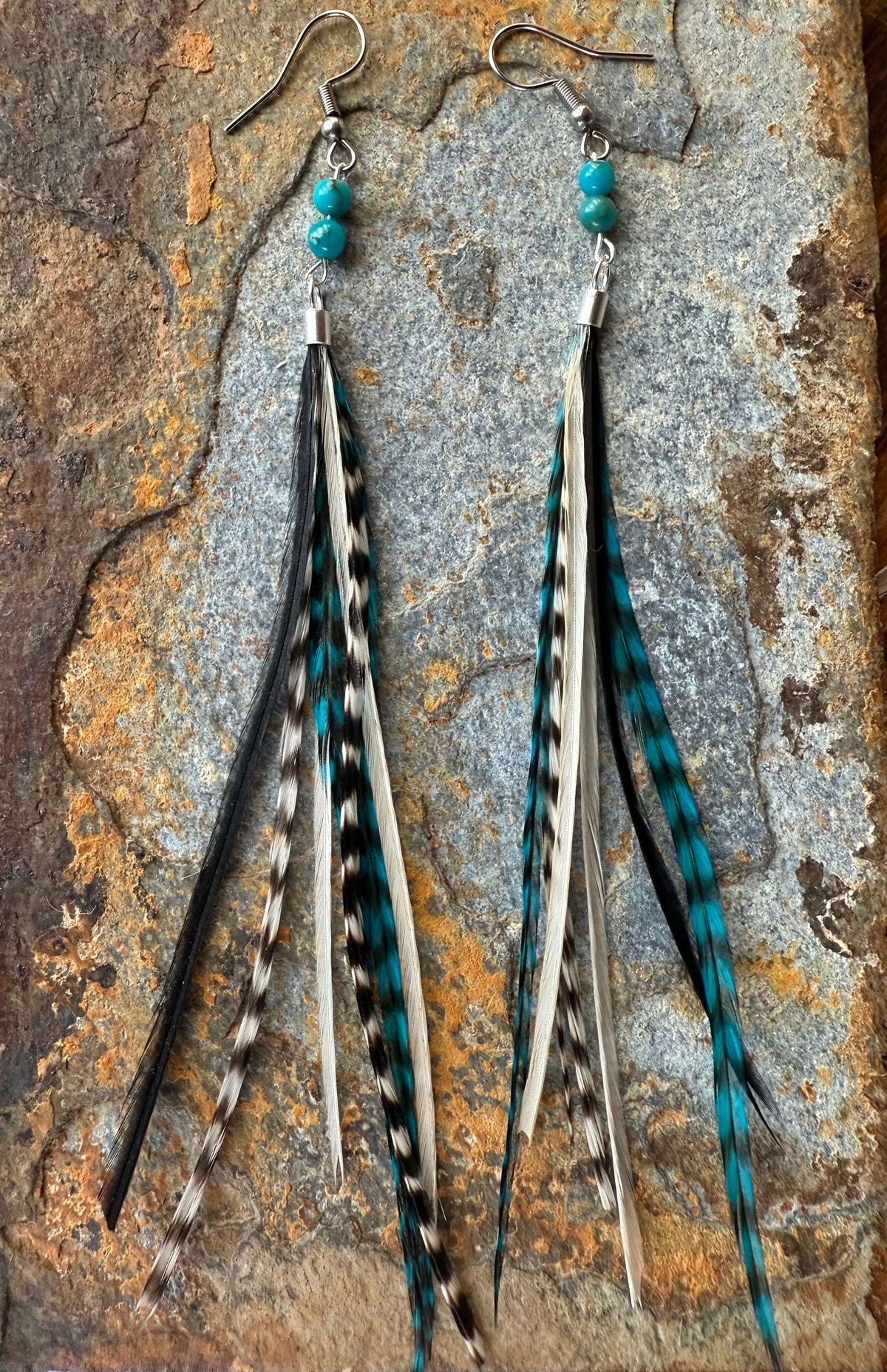 Wild Mountain Fringe - High Desert Turquoise Earrings