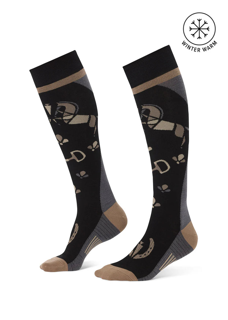 Kerrits Happy Horse Wool Knee-Hi Socks - Woman's