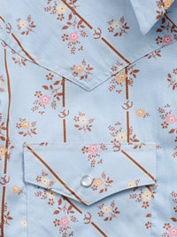 Ely & Walker Ladies Long Sleeve Floral Horseshoe Print