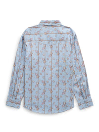 Ely & Walker Ladies Long Sleeve Floral Horseshoe Print