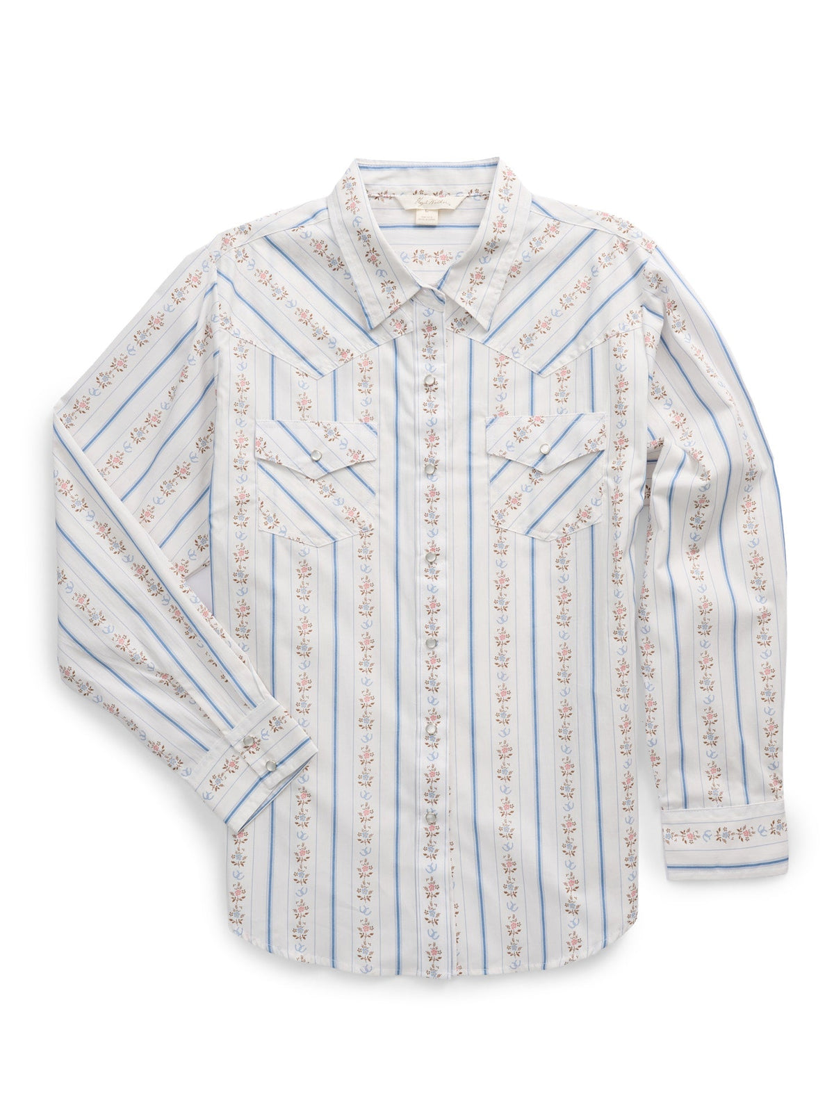 Ely & Walker Ladies Long-Sleeve Floral Horseshoe Print