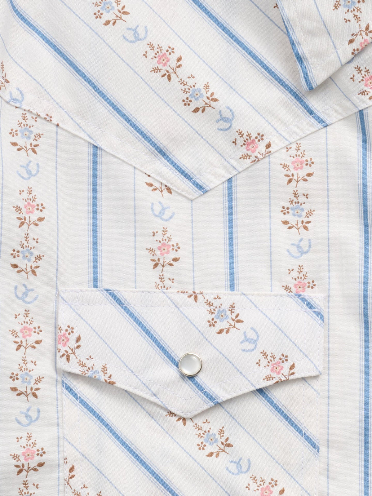 Ely & Walker Ladies Long-Sleeve Floral Horseshoe Print