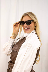 DAX Eyewear - Allie - Women's Polarized Medium Rectangle Sunglasses