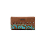 Montana West Trinity Ranch Hair On Cowhide Wallet