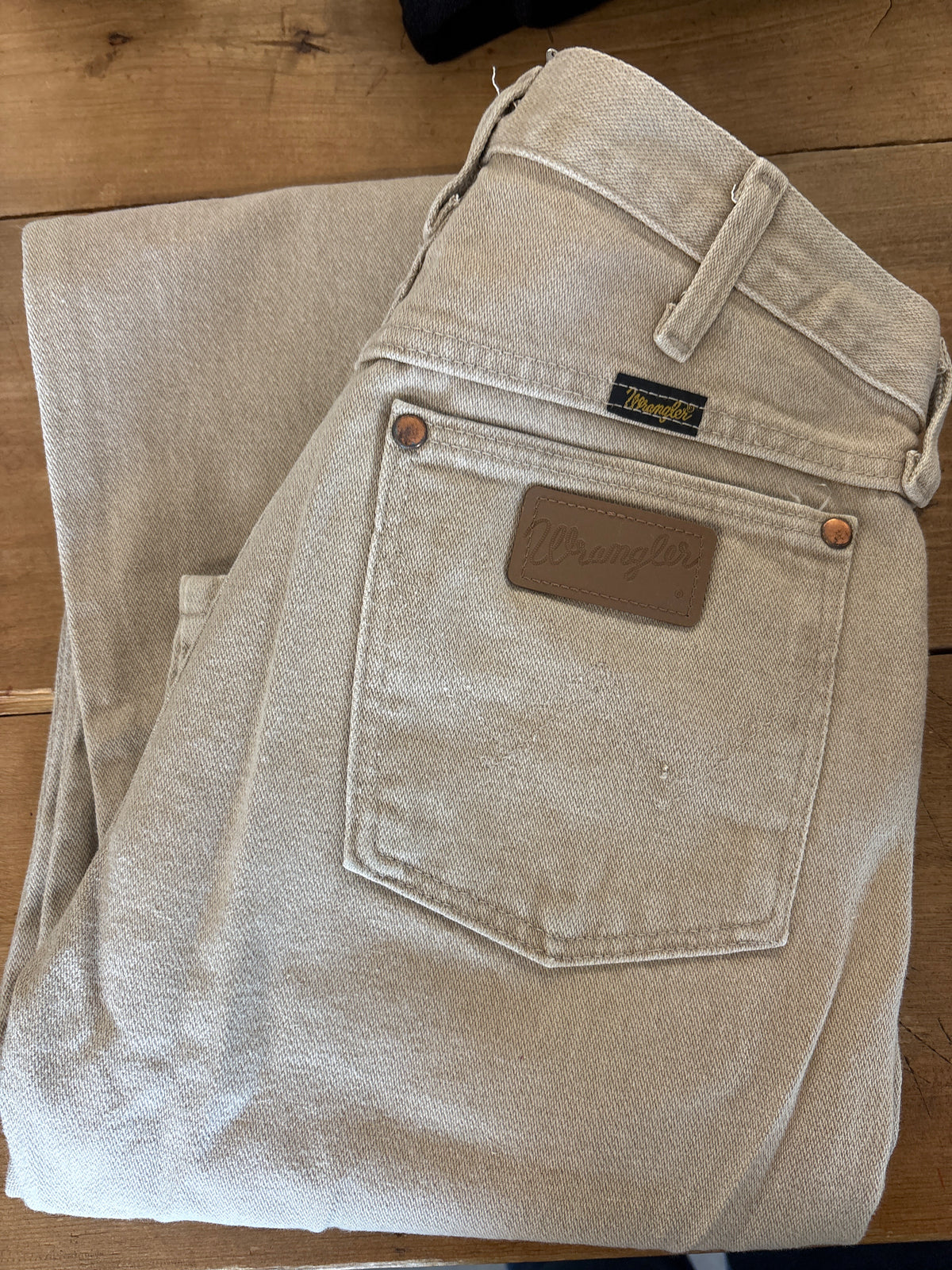 Women's Tan Wrangler Jeans