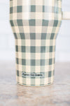 American Farm Company - Evergreen Gingham 40oz Water Tank Tumbler