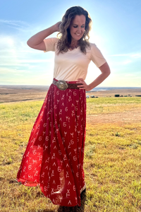 Sterling Kreek - Red Dirt Branded Maxi Skirt
