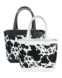 American Farm Company - Cow Print Rubber Beach Tote Bag - Large