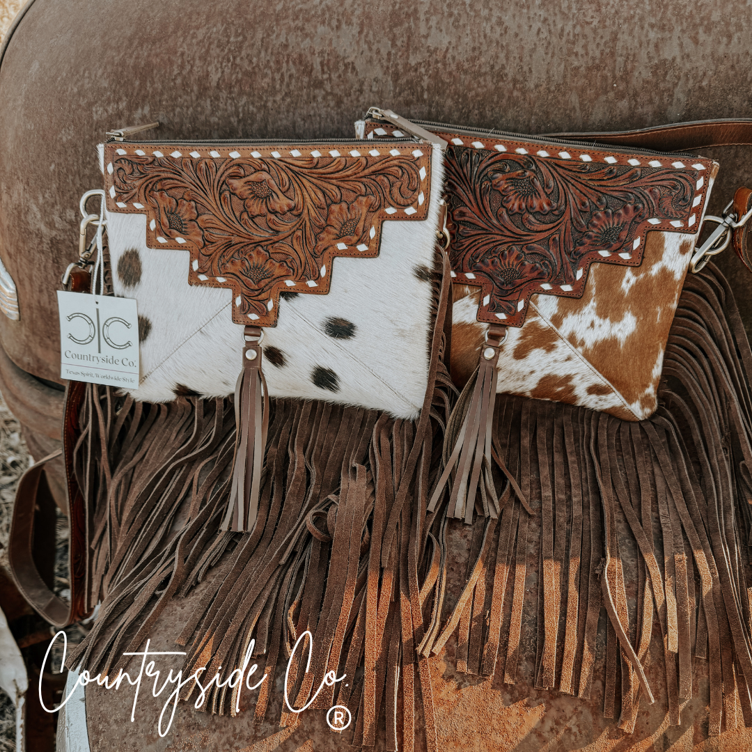 Countryside Co. - Fort Worth Cowhide Crossbody Purse