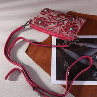 Montana West Embroidered Floral Cut-out Collection Clutch/Crossbody