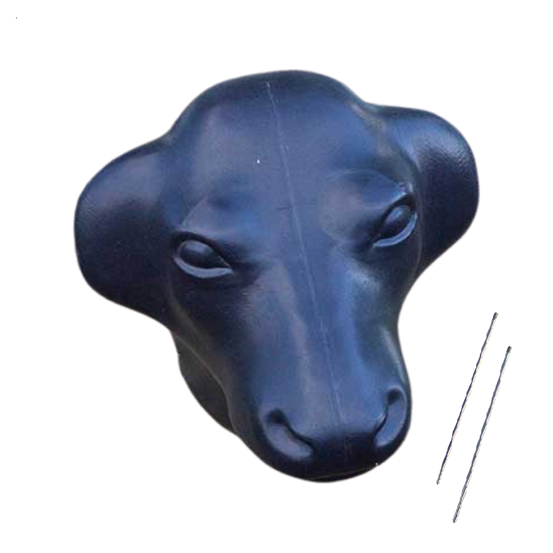 Calving Head Ropes Professional Roping Training Head - Calf Head, Black. Twin 14