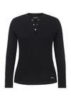 Kerrits Hot to Trot Thermal Henley - Black - Woman's