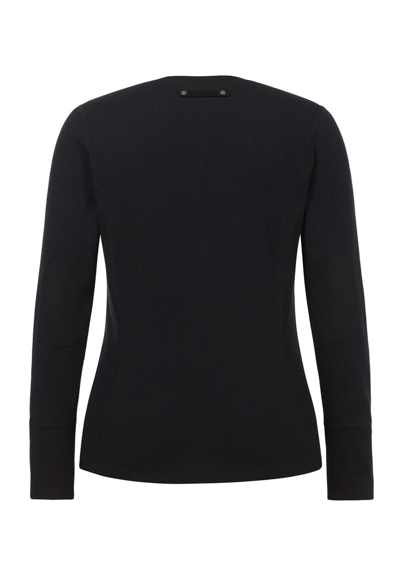 Kerrits Hot to Trot Thermal Henley - Black - Woman's